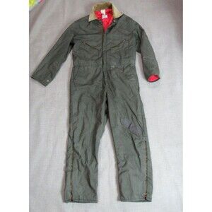 Vintage Zero Zone Walls Coveralls Mens Large Green Insulated Outerwear Workwear